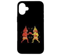 Mustard Boxing Fight With Ketchup Case for iPhone 16 Plus