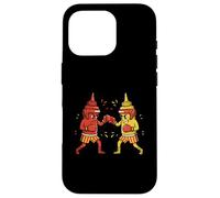 Mustard Boxing Fight With Ketchup Case for iPhone 16 Pro