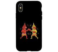 Mustard Boxing Fight With Ketchup Case for iPhone X/XS