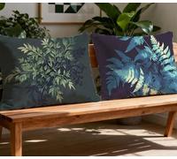 Mustard Color Pillowcase Leaf Cushion Covers set of 2 Large Pillow Cases 28x36in Rectangle Cushion Covers,2026 New Velvet Duplex Print Sofa Pillows for Winter Autumn Living Room Decor Gifts O-448O