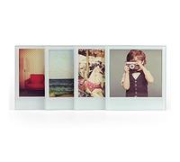 MUSTARD M15014 Mustard Instant Photo Coasters - Glass Coasters for Pictures, Non Slip Personalised Coasters Set of 4,11 x 9.4 x 0.5 cm