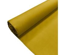 Mustard Plain Polycotton Fabric Dress Craft Poly Cotton Material | 2 Metre (200cm x 112cm) | Soft Poly Cotton for Sewing, Dressmaking, Crafts, Bunting & Lining