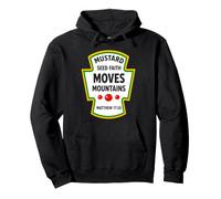 Mustard Seed Faith Moves Mountains Matthew 17:20 Condiments Pullover Hoodie