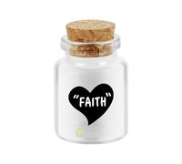 Mustard Seeds Faith Glass Bottle Lnspirational Christian Gift for Women Men Lncluding Baptisms Weddings or Birthdays (Faith(Glass Bottle))