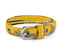 Mustard Yellow and Black Dog Collar Classic Adjustable Pet Collar Soft and Fancy,Dog Collars Easy Clean and Comfortable for Small Medium Dogs Pet Supplies Accessories