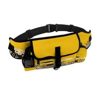Mustard Yellow And Black Dog Treat Pouch Dog Fanny Pack