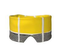 Mustard Yellow and Black Print Print Print Soft Eye and Ear Muffs for Adults Sleeping Protection Cover for Travel Nap Relief