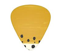Mustard Yellow and Black Printed Guitar Picks Personalized Guitar Plectrums 12 Pcs For Acoustic Guitar Electric Guitar And Bass Bulk Guitar Pick One Size
