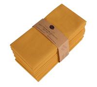 Mustard Yellow Cloth Dinner Napkins Cotton 18x18 in Washable Napkins Cloth - Soft Durable Washable - Ideal for Farmhouse Party Wedding Spring Summer Easter - Perfect Everyday Use Table Linen Mustard