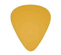 Mustard Yellow The 12 piece guitar pick pack is suitable for various electric guitars, acoustic guitars and bass guitars