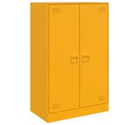 vidaXL Sideboard Mustard Yellow 67x39x107 cm Steel