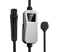 MUSTART Tesla Level 2 Charger, Portable for 40A Electric Vehicles with Nema 14-50 Plug, Convenient Unlock One-Touch Release, Compatible All Models and Cybertruck