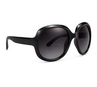 Mustavo Gloss Black Ladies Sunglasses Oversized Eyewear Womens For Her Vintage Retro Designer Fashion Accessory UV400