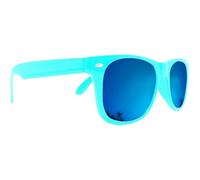 Mustavo Kids Childrens Blue Mirror Sunglasses Gloss Finish 100% UV400 Protection Fashion Glasses Fun Vibrant Colours For Ages 3-9 Years Old Boys Girls… (Turquoise)