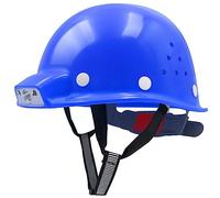 MUSTBAU Hard Hat with LED Light Vented Cap Safety Helmet Head Protector for Construction Industrial 2 Level Brightness Sensor Control 53-62 cm