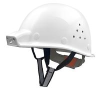 MUSTBAU Hard Hat with LED Light Vented Cap Safety Helmet Head Protector for Construction Industrial 2 Level Brightness Sensor Control 53-62 cm