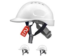 MUSTBAU Hard Hats Construction Safety Helmet Wheel Ratchet Adjust Hard Hat 52-66 cm for Scaffolding, Construction and Tradesmen EN 397