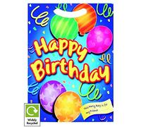MustBeBonkers BOYS BLUE BIRTHDAY PARTY BAGS - RECYCLABLE LOOT TREAT FAVOUR GOODY GIFT BAG (10 BAGS)
