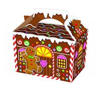 MustBeBonkers Childrens Kids Christmas Party Food Boxes (Gingerbread, 20)