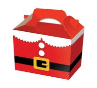 MustBeBonkers Childrens Kids Christmas Party Food Boxes (Santa Suit, 20)