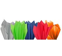 MustBeBonkers Tissue Wrapping Paper - 18GSM Colour Fast Acid Free - 35 x 45cm (Boys Mix, 5)