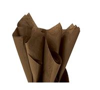 MustBeBonkers Tissue Wrapping Paper - 18GSM Colour Fast Acid Free - 35 x 45cm (Brown, 25)