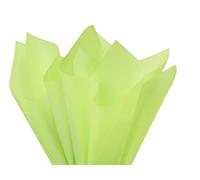 MustBeBonkers Tissue Wrapping Paper - 18GSM Colour Fast Acid Free - 35 x 45cm (Green (Light), 25)
