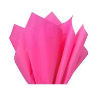 MustBeBonkers Tissue Wrapping Paper - 18GSM Colour Fast Acid Free - 35 x 45cm (Pink (Hot), 5)