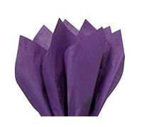 MustBeBonkers Tissue Wrapping Paper - 18GSM Colour Fast Acid Free - 35 x 45cm (Purple, 50)