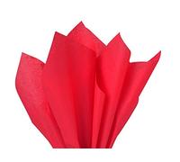 MustBeBonkers Tissue Wrapping Paper - 18GSM Colour Fast Acid Free - 35 x 45cm (Red, 50)