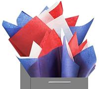 MustBeBonkers Tissue Wrapping Paper - 18GSM Colour Fast Acid Free - 35 x 45cm (Union Jack, 25)