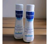 Mustela Baby Gentle Shampoo and Bodywash 2x 200ml Sealed FREE SHIPPING