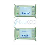 Mustela Cleansing Wipes - 60 Wipes (Pack of 2)