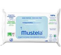 Mustela Cotton Water Wipes 60 Units