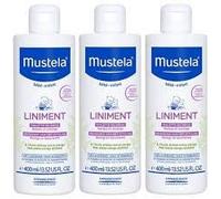 Mustela Liniment Set of 3 x 400 ml (including 1 pump bottle)