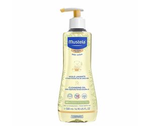 Mustela Stelatopia Cleansing Oil 500mL Pump Atopic Prone Skin Bebe-Enfant New