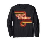 Mustn't Grumble, British Humour, UK 70s Retro Long Sleeve T-Shirt