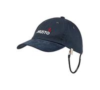 Musto Crew Cap Sailing Hat Suede Peak Embroidered Logo Clip