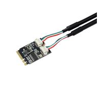 Mustpoint M.2 A+E Key to Double USB 2.0 Converter Cable Notebook External Separate 30cm