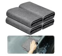 MustuVerve 4 Pcs Magic Cleaning Cloths, Reusable Glass Cleaning Microfiber Cleaning Rag Soft Absorben Premium Streak Free Washable Cloth Duster for Kitchens Glass Cars Windows (30 * 30CM)