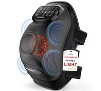 Musugy Knee Massager with Heat and Red Light Therapy : 4-in-1 Compression Massage with 14 Chambers & Vibration for Pain Relief, Cordless Home Office Use for Seniors and Active Adults, FSA-HSA Eligible