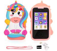 MUSUNFE Kids Toy Phone, Touchscreen Learning Toys for girls age 3-10 with Dual Camera 8G SD Card, Christmas Birthday Unicorns Gifts for 3 4 5 6 7 8 9 years old Girls