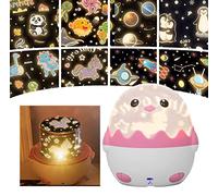 MUSUNFE Star Night Light Projector for Girls, Unicorn Night Light - Baby Rainbow Stars Projected on Ceiling for Kids Lights in Bedroom