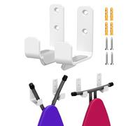 MUSVOH Ironing Board Holder 304 Stainless White, Ironing Board Hanger Y T Leg Heavy Duty Iron Board Holder Hook for Laundry Room
