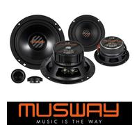 Musway ML6.3A 3 way active speaker set 200w 6.5" midbass 3" mid & 1.1" tweeter