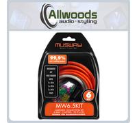 Musway MW6.5KIT 6mm2 10AWG OFC Power cable kit 5 meter