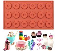 Musykrafties 18-Cavity Mini Doughnut Silicone Mould