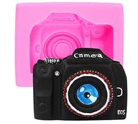 Musykrafties 3D Large Camera Fondant Silicone Mould for Sugarcraft Cake Border Decoration
