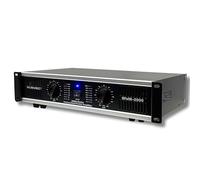 MUSYSIC 2 Channel Power Amplifier Distortion Free and Clear Sound - Professional 2U Chassis Rack Mount Amplifiers for DJs/Experts/Events w/ATR Technology/XLR and 1/4 Inch Inputs - 2000Watts