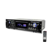MUSYSIC Professional amp 4000W Hybrid Amplifier - 3U Digital Output Display Pre-Amplifier/Receiver with Multiple INPUTs Bluetooth AM/FM Tuner USB/SD Slot MP3/Concerts and Functions MU-H4000BT